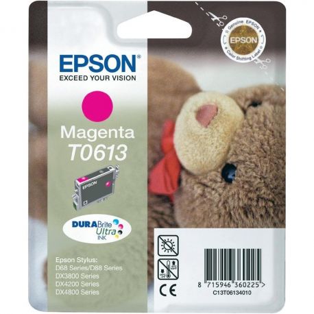 Cartouche Epson T0613 Stylus 3800 Magenta 250 Pages