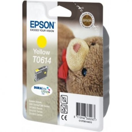 Cartouche Epson T0614 Jaune 250 Pages Cartouche Epson T0614 Jaune 250 Pages