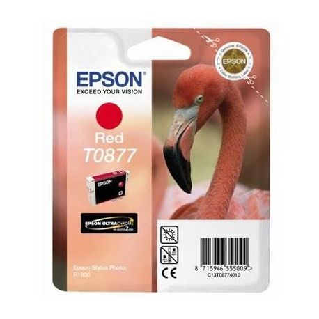 Cartouche Epson T0877 Rouge 11ML