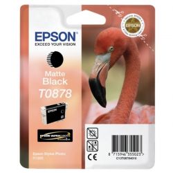 Cartouche Epson T0878 Stylus R1900 Noire Mate 520 Pages