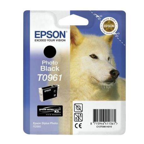 Cartouche Epson T0961 Noire Photo 11ML