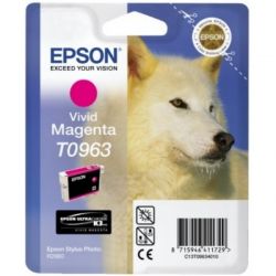 Cartouche Epson T0963 Stylus R2880 Magenta 865 Pages