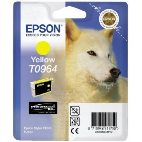 Cartouche Epson T0964 Stylus R2880 Jaune 890 Pages