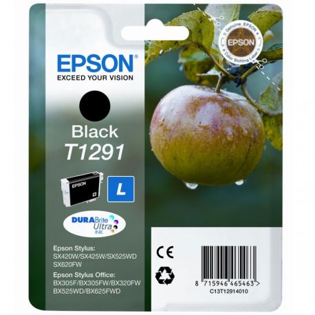 Cartouche Epson T1291 Noire 11ML Cartouche Epson T1291 Noire 11ML
