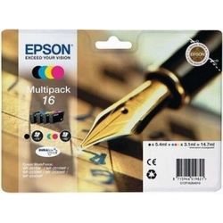 Cartouche Epson 16 WF2010W (X4) Noire + Couleurs 14ML