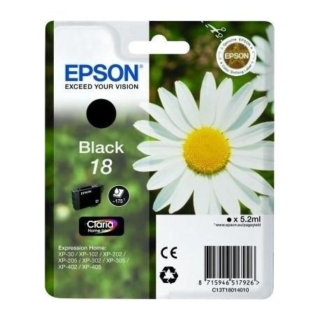 Cartouche Epson 18 Noire 175 Pages