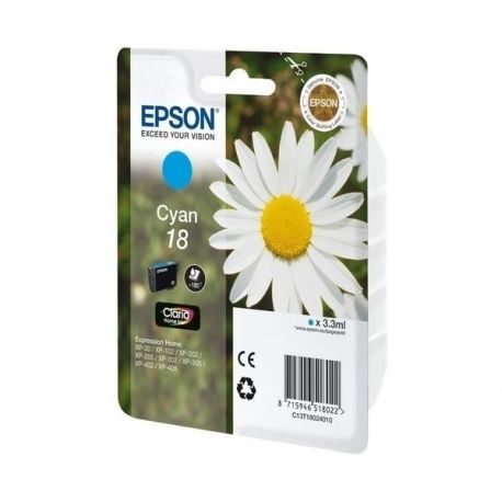 Cartouche Epson 18 Cyan 180 Pages
