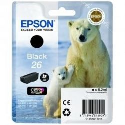 Cartouche Epson 26 Noire 220 Pages